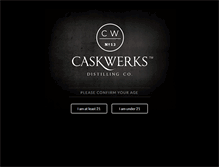 Tablet Screenshot of caskwerks.com